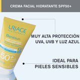 Protector Solar Facial Bariésun Crema Hidratante Fps 50+ 50 Ml Uriage