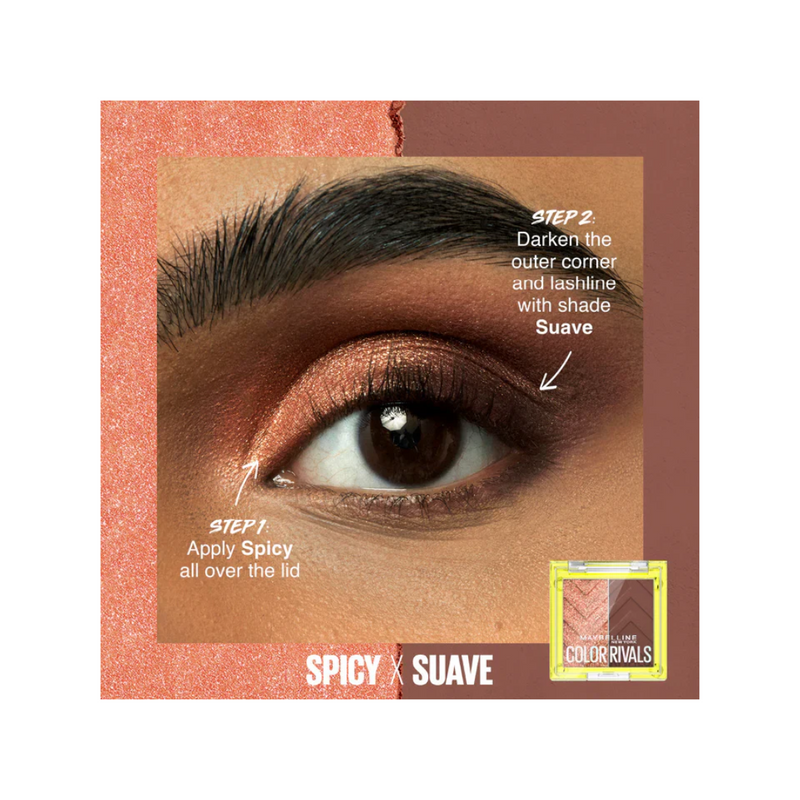 Sombra Maybelline Color Rivals Spicy X Suave