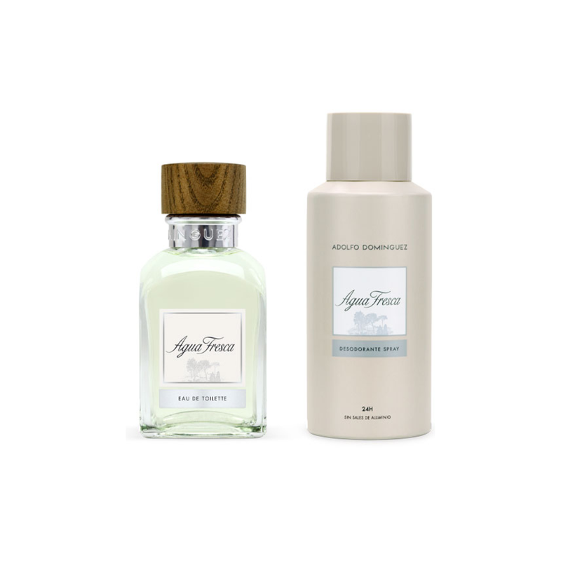 Adolfo Dominguez Agua Fresca Man EDT 120 ml + Deo 150 ml .