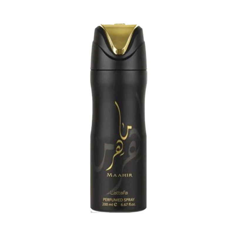 Laffata Maahir Deodorant Spray 200 Ml – Intensiver Orientalischer Duft, Langanhaltender Schutz