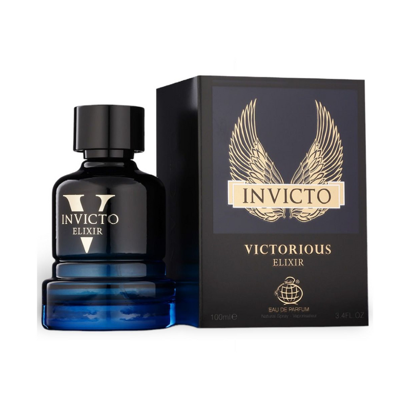 Fragrance World Invicto Victorious Elixir EDP 100 ml (Paco Rabanne Invictus Victory Elixir)
