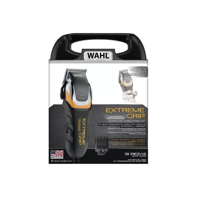 Máquina Wahl Cortapelo Extreme Grip 19 Piezas