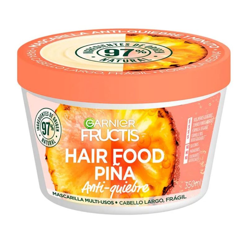 Mascarilla Garnier Fructis Hair Food Piña 350 ml