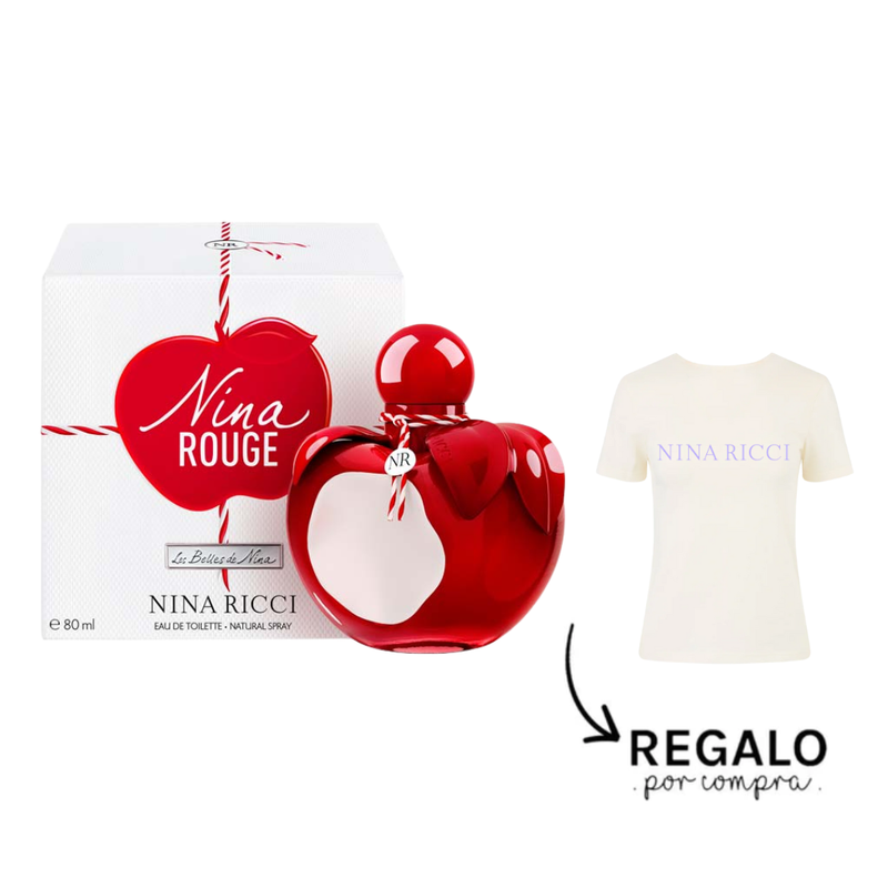 Perfume Nina Ricci Nina Rouge EDT 50 ML Mujer + Polera de regalo