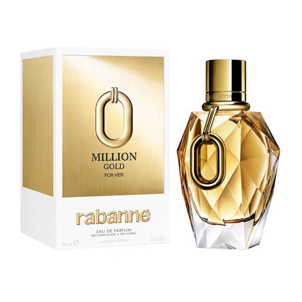 Perfume Million Gold for Her EDP 90 ml Recargable/Refill Paco Rabanne