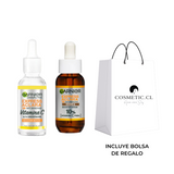 Pack Skin Active Rostro Serum Express Aclara 30ml + Skin Active Rostro Serum Noche Express Aclara 30ml
