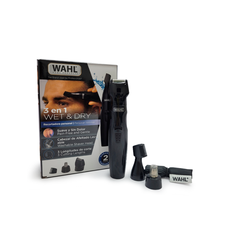 Recortadora Personal Home Trimmer 3 en 1 Nariz, Orejas y Cejas. Wahl