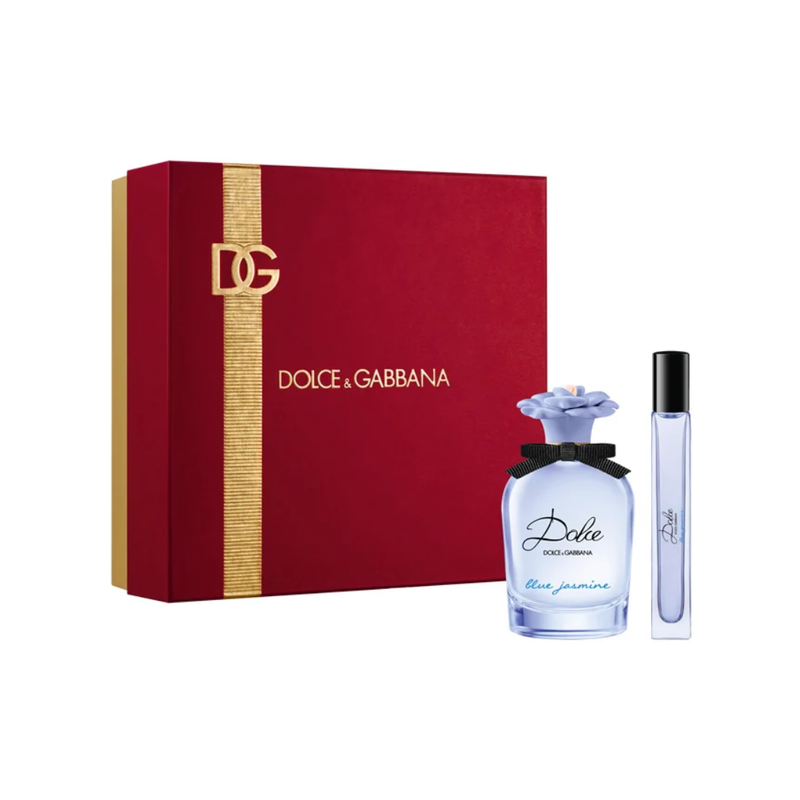 Set Dolce  And  Gabbana Dolce Blue Jasmine EDP 75ml + Mini 10ml