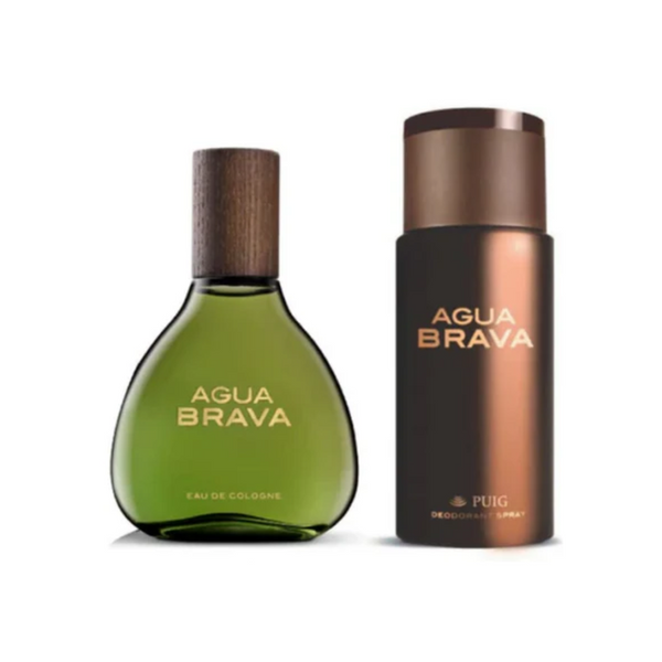 Set Perfume Agua Brava EDC 100 ml + Deo 150 ml Puig 2025