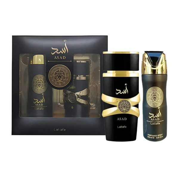 Set Perfume Asad EDP 100 ml + Perfume Spray 200 ml