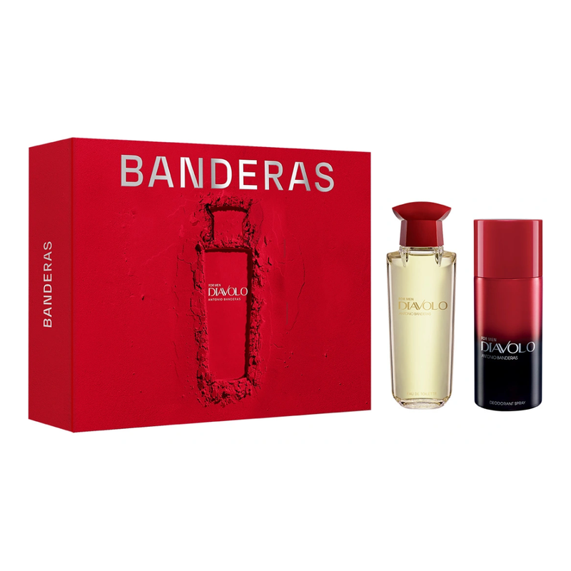Set Perfume Diavolo for Men EDT 100 ml + Deo 150 ml Antonio Banderas 2025