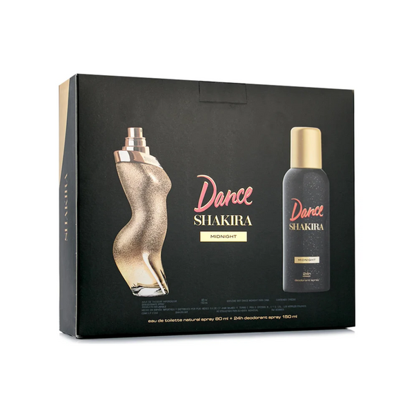 Set Perfume Shakira Dance Midnight EDT 80 ml + Deo Spray 150 ml