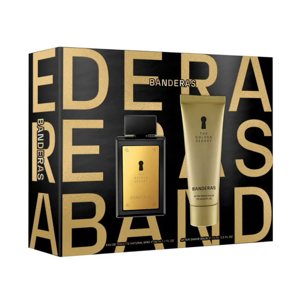 Set Perfume The Golden Secret EDT 50 ml + After Shave Balm 75 ml 2024 Antonio Banderas