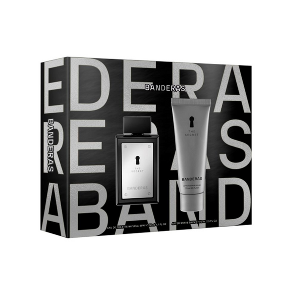 Set Perfume The Secret Banderas EDT 50 ml + After Shave Balm 75 ml Hombre 2024 de Antonio Banderas