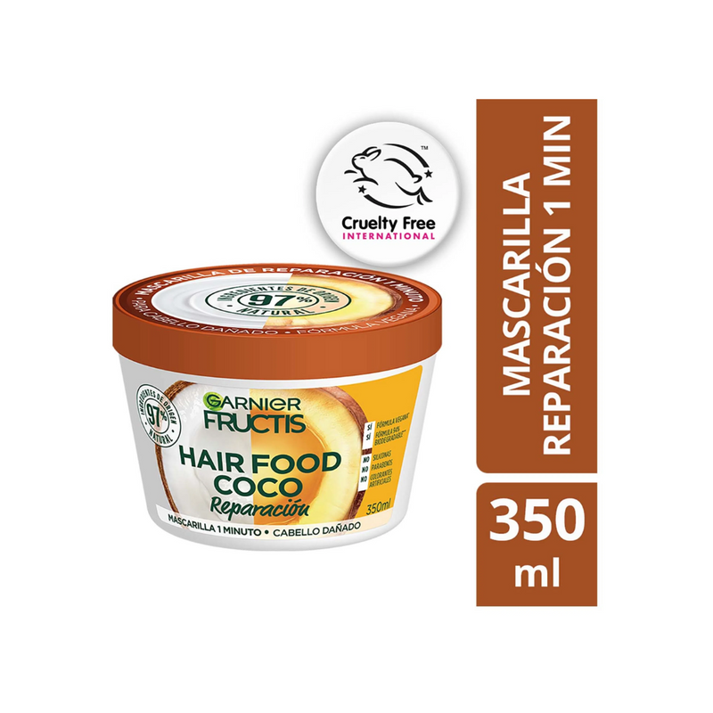 Mascarilla Garnier Fructis Hair Food Coco 350 ML