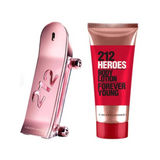 Carolina Herrera 212 Heroes EDP for Her 80 ml + Body Lotion 100 ml