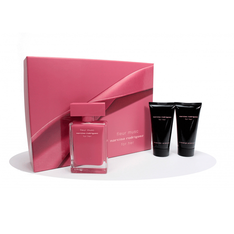 Set Narciso Rodriguez Fleur Musc For Her Edp50+SG75Ml+BL75Ml