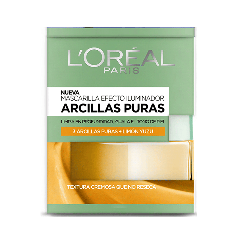 Mascarilla Efecto Iluminador Arcillas Puras 50 ml / Cosmetic