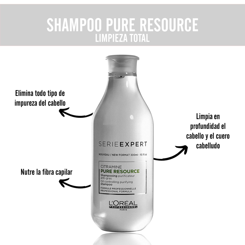 Shampoo Pure Resource 300 ml L'Oréal Professionnel