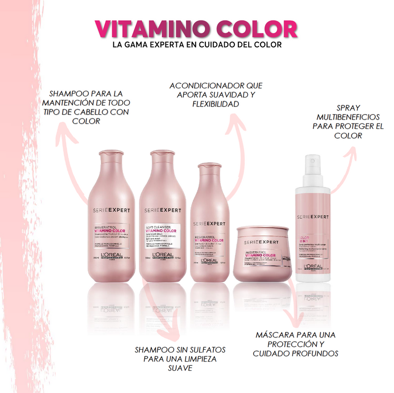 Shampoo Soft Clean Vitamino Color 300 ml L'Oréal Professionnel