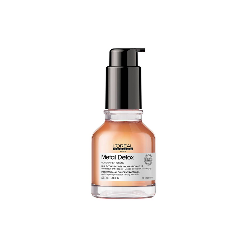 Aceite Metal Detox concentrado para evitar el quiebre y mantener el color del cabello 50ml LOréal Professionnel