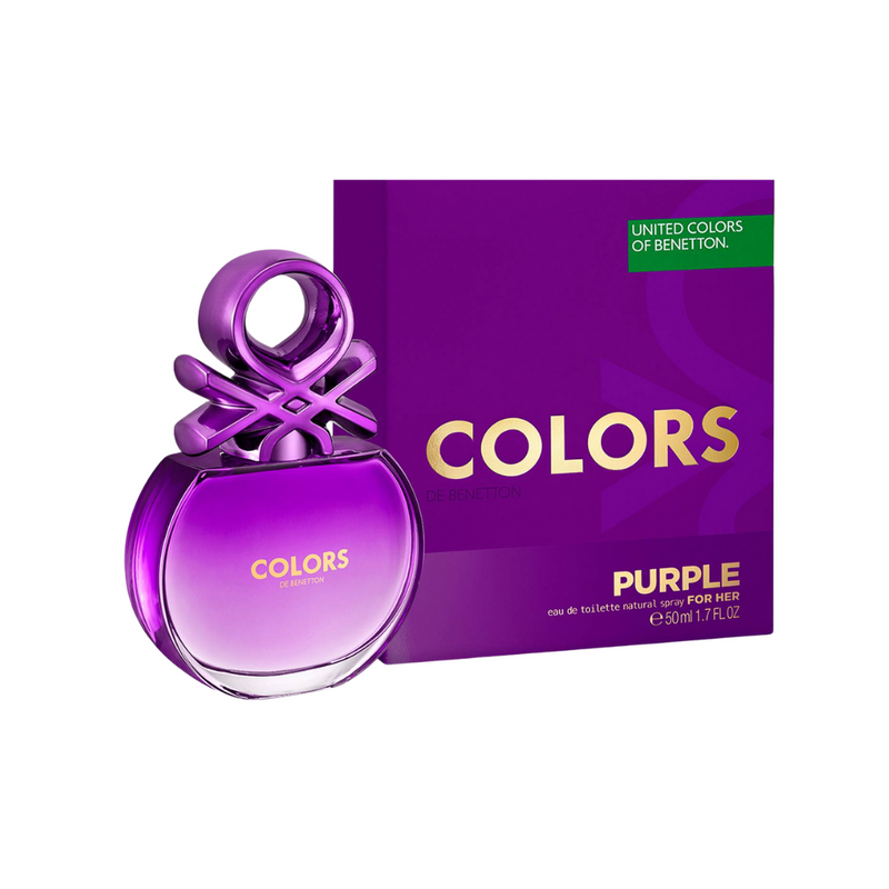 Benetton Colors Purple EDT 50 ML Mujer EDICIÓN LIMITADA