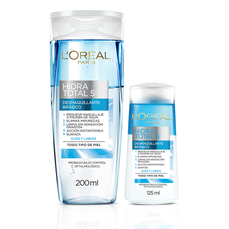 Desmaquillante Bifásico Ojos Y Labios Hidra-Total 5 125ml