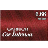 Tinte Cor Intensa 6.66 Rojo Pasión Garnier