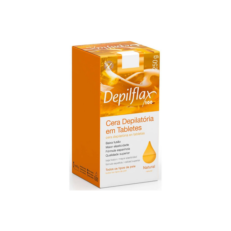 Depilflax Cera Depilatoria en Tabletas 250g