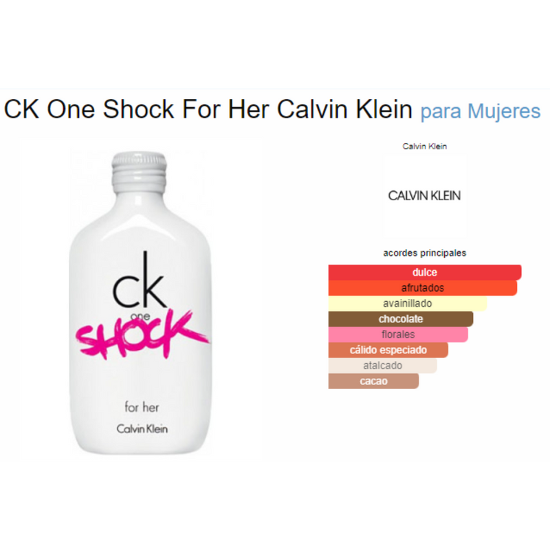CK One Shock For Her 200ML EDT Mujer Calvin Klein – Cosmetic Wholesale