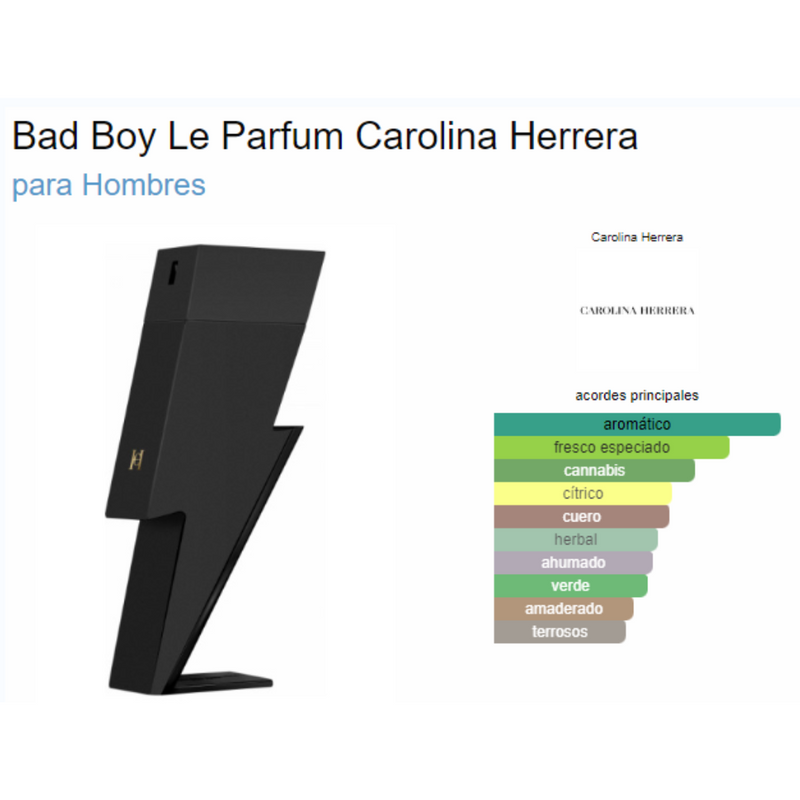 Notas bad boy carolina herrera new arrivals