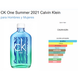 Perfume Unisex CK One Summer 2021 EDT 100 ml.