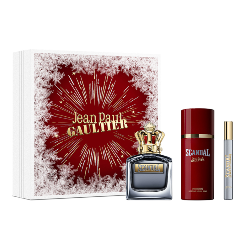 Jean Paul Gaultier Scandal Pour Homme EDT 100 ml + Deo 150 ml + Mini 10 ml