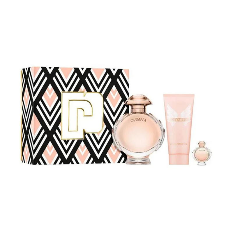 Paco Rabanne Olympea 80 ML EDP + Travel Spray 6 ML + Loción 100 ML SET