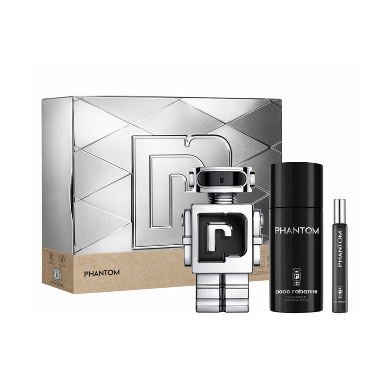 Paco Rabanne Phantom - Eau De Toilette 100ML+10ML Mini+ 150ML Desodorante set