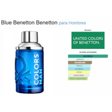 Benetton Colors Man Blue EDT 100 ML + Deo 150 ML COS1277