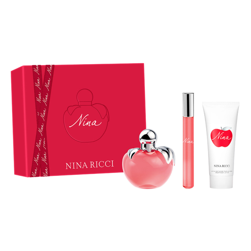 Set Nina Ricci EDT 80ml + 10ml + Body Lotion 75ml