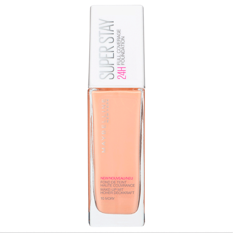 Base Maquillaje Superstay 24 Horas Alta Cobertura 10 Ivory