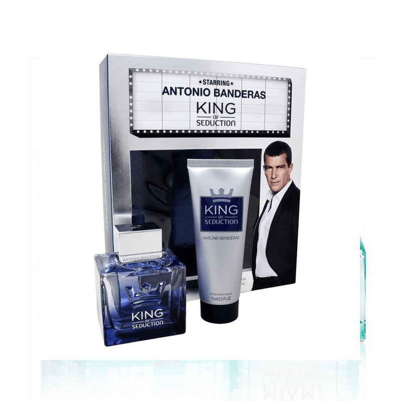 ESTUCHE KING OF SEDUCTION STARRING 100ML EDT + A/S 75 ml