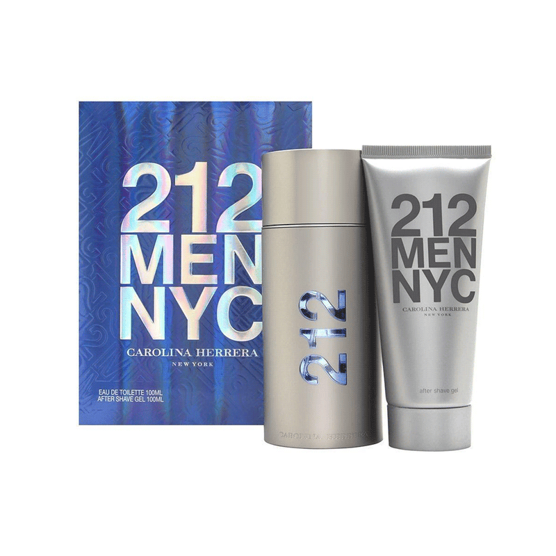 212 Nyc Men Estuche 2pcs 100ml Gel de Ba o 100ml Hombre