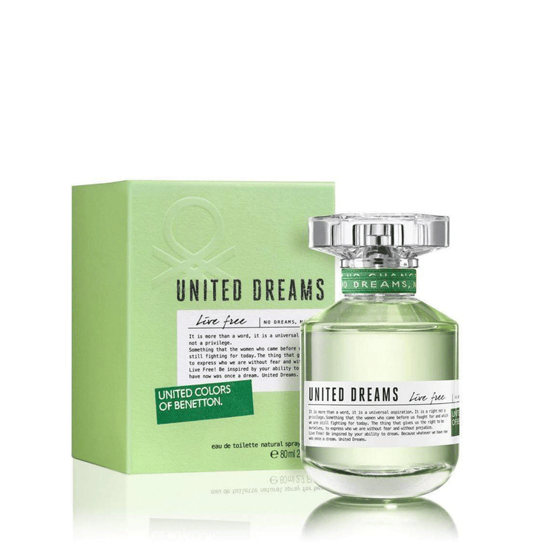 United Dreams Live Free 80ML EDT Mujer Benetton