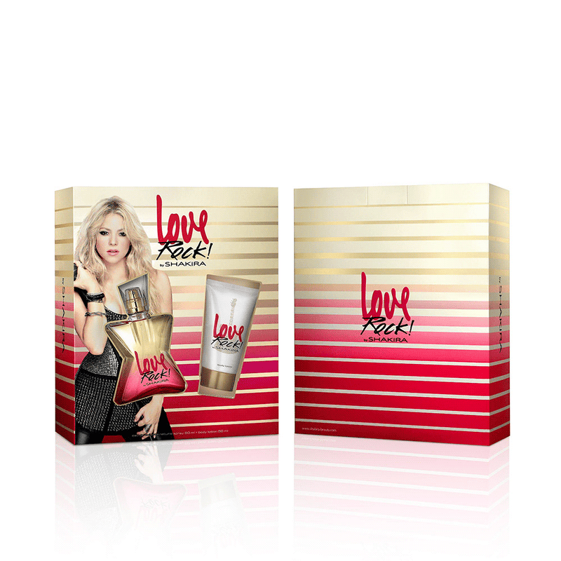Love Rock Estuche 80ML EDT + 80ML Body Lotion Mujer Shakira